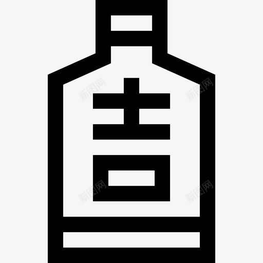 白酒中国26直系图标svg_新图网 https://ixintu.com 中国 白酒 直系