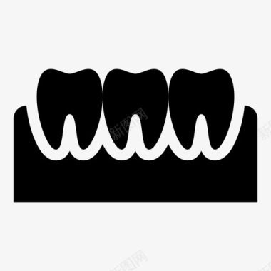牙床牙药图标图标