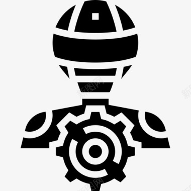 机器人机器人工程4字形图标图标