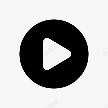 播放音乐播放按钮图标图标