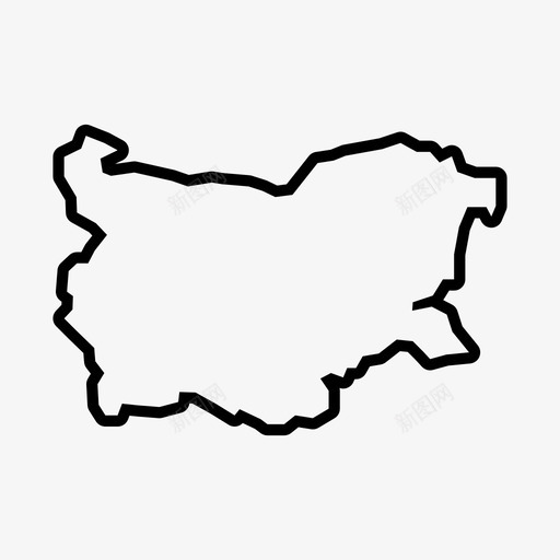 保加利亚地图欧洲地理图标svg_新图网 https://ixintu.com 保加利亚地图 地理 欧洲 索非亚