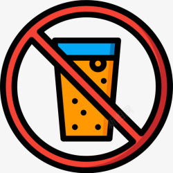 不准喝酒不准喝酒莫比肯10号正色图标高清图片