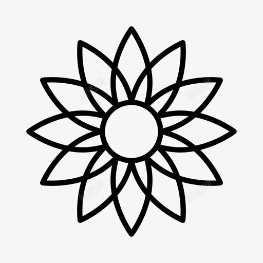 花植物学花匠图标svg_新图网 https://ixintu.com 植物学 花匠 花园