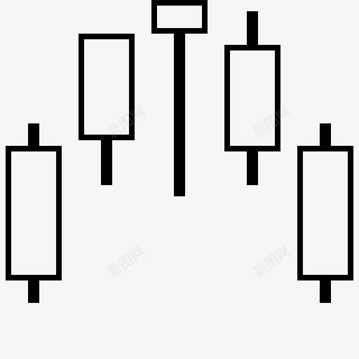 蜡烛棒图表信息图表图标svg_新图网 https://ixintu.com 信息 图表 股票 蜡烛