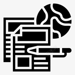 写新闻banner写新闻全局信息图标高清图片