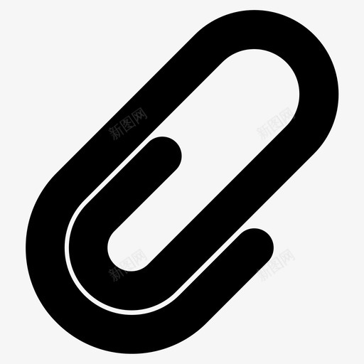 附件回形针用户界面图标svg_新图网 https://ixintu.com 回形针 用户界面 附件
