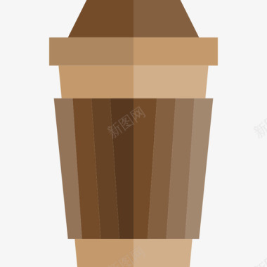 纸杯咖啡32扁平图标图标