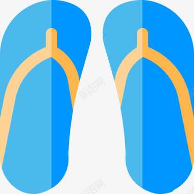 人字拖澳大利亚11平底鞋图标图标