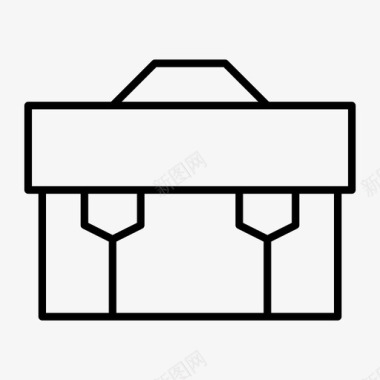 公文包商务商人图标图标