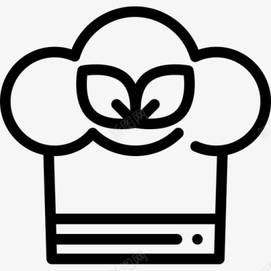 厨师纯素食品2直系图标图标