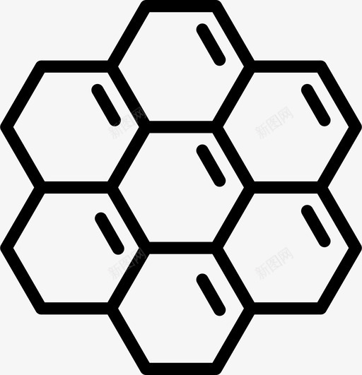 细胞五边形形状图标svg_新图网 https://ixintu.com 五边形 外壳 形状 细胞