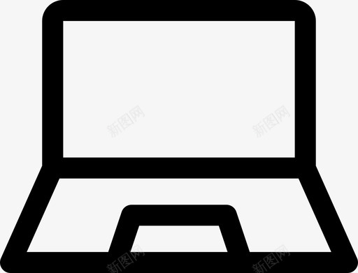 笔记本电脑电脑屏幕图标svg_新图网 https://ixintu.com 屏幕 电脑 笔记本 网络 触控