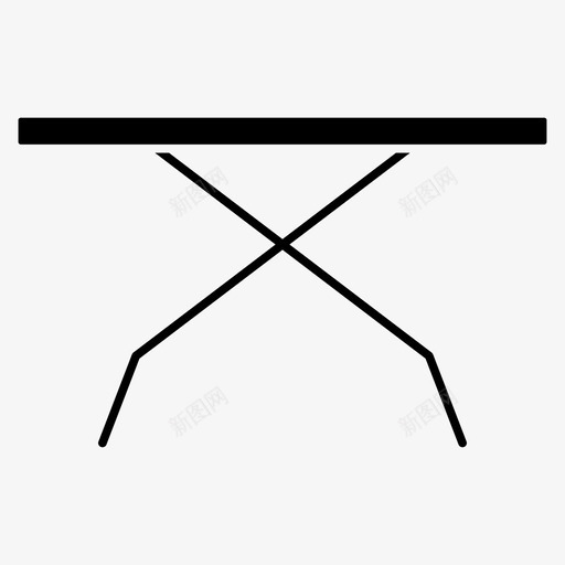 桌子家具家具字形图标svg_新图网 https://ixintu.com 家具 家具字形图标 桌子