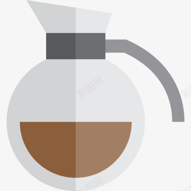 咖啡壶咖啡33扁平图标图标