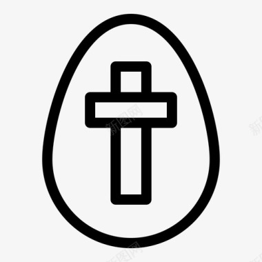 复活节彩蛋假日标牌图标图标