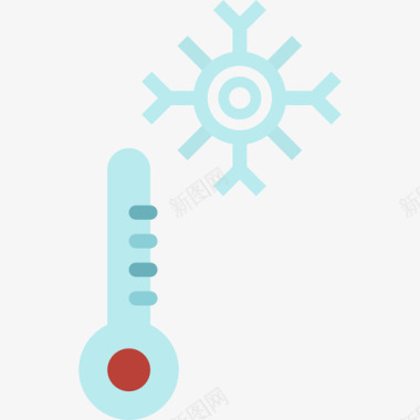 温度天气149平坦图标图标