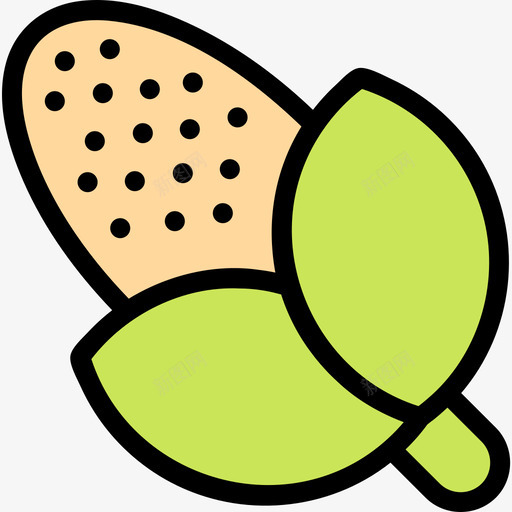 玉米水果和蔬菜23线性颜色图标svg_新图网 https://ixintu.com 水果 玉米 线性 蔬菜 颜色
