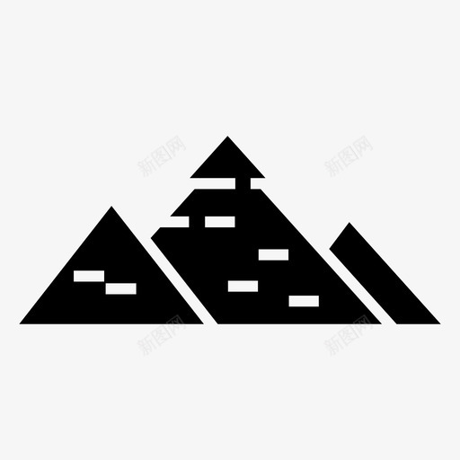 伟大的金字塔开罗的地标著名的埃及图标svg_新图网 https://ixintu.com 亚洲 伟大 吉萨 地标 埃及 大的 开罗 纪念碑 著名 金字塔
