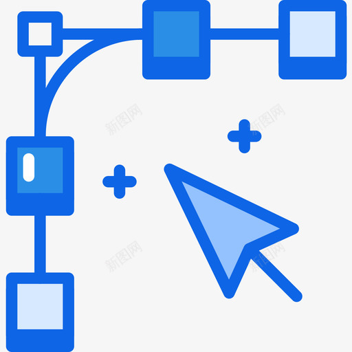 角落ui界面30蓝色图标svg_新图网 https://ixintu.com ui界面30 蓝色 角落