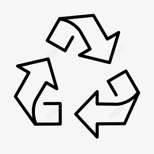 回收生态环境图标svg_新图网 https://ixintu.com 其他 回收 环境 生态 肥料