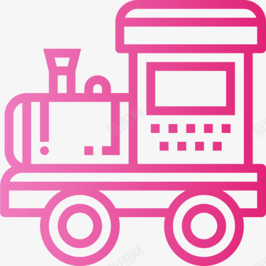 火车玩具玩具童年4梯度图标图标