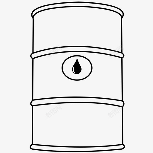 石油油桶化石燃料图标svg_新图网 https://ixintu.com 化石燃料 汽油 油桶 石油