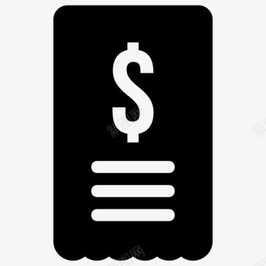 帐单帐单付款业务图标图标