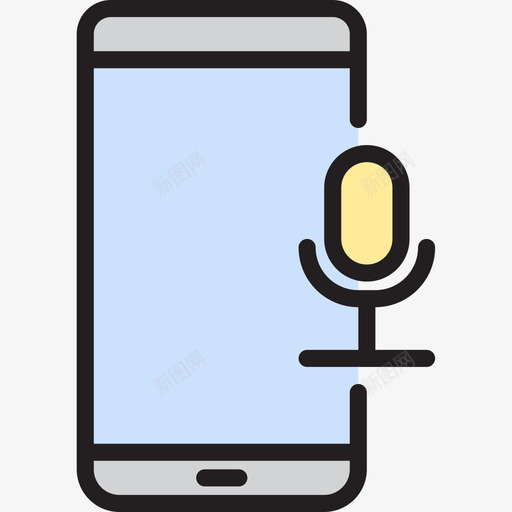 智能手机移动23线性颜色图标svg_新图网 https://ixintu.com 手机 智能 移动 线性 颜色