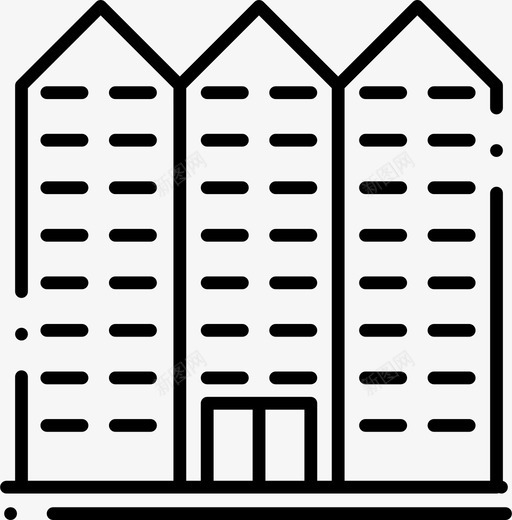 塔建筑物城市图标svg_新图网 https://ixintu.com 城市 建筑物 房地产