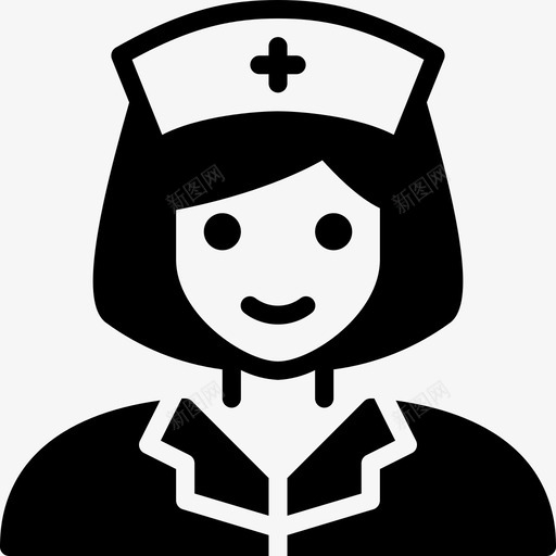 护士44号医院加油图标svg_新图网 https://ixintu.com 44号 加油 医院 护士