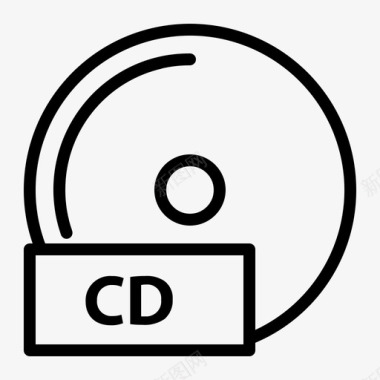 cd音频光盘图标图标
