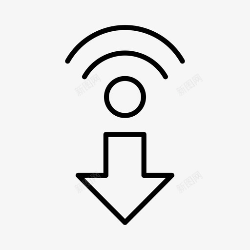 wifi信号连接数字图标svg_新图网 https://ixintu.com wifi 互联网 信号 技术 数字 网络 连接
