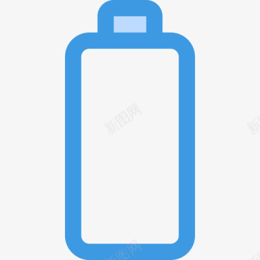 空电池杂项50蓝色图标图标