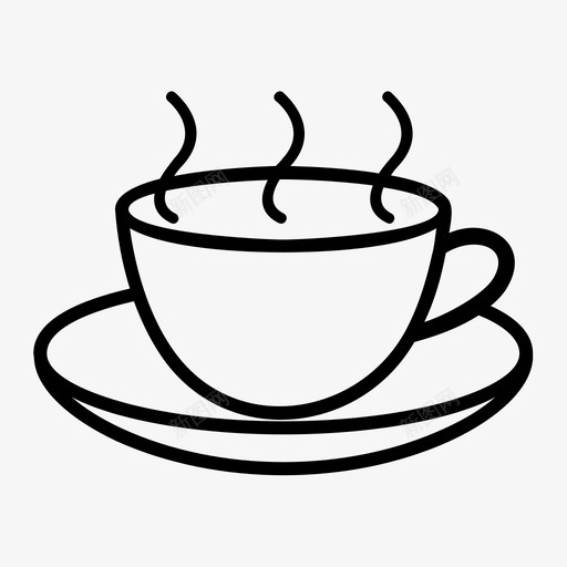 咖啡卡布奇诺杯子图标svg_新图网 https://ixintu.com 卡布奇诺 咖啡 杯子 热饮 茶