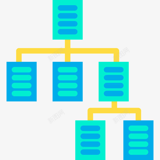 层次结构数据科学扁平图标svg_新图网 https://ixintu.com 层次 扁平 数据 科学 结构