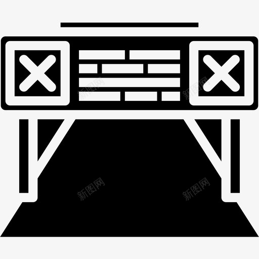 机场69号航站楼实心图标svg_新图网 https://ixintu.com 实心 机场69号航站楼