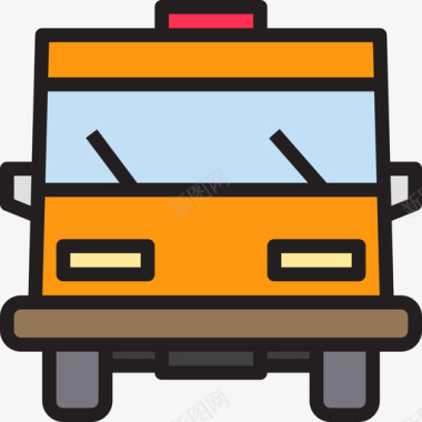 公交旅行192线颜色图标图标