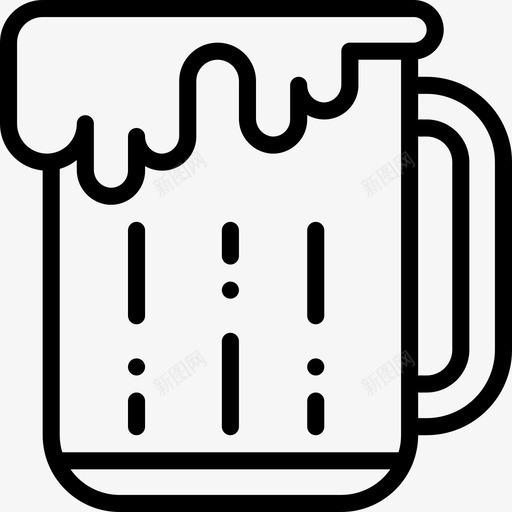 啤酒饮料15直系图标svg_新图网 https://ixintu.com 啤酒 直系 饮料15