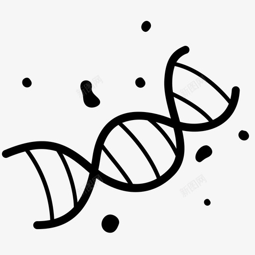 dna生物学化学图标svg_新图网 https://ixintu.com dna 化学 医学 字形 生物学 科学