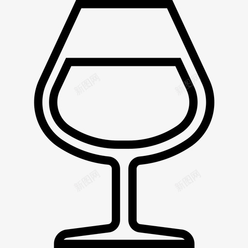 葡萄酒杯冬季57线性图标svg_新图网 https://ixintu.com 冬季 线性 葡萄 葡萄酒 酒杯