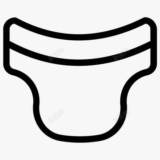 尿布试管婴儿线图标svg_新图网 https://ixintu.com 尿布 试管婴儿线图标