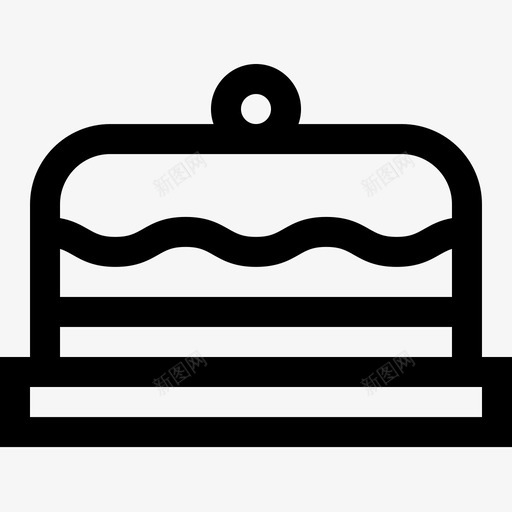 蛋糕咖啡店直系图标svg_新图网 https://ixintu.com 咖啡店 直系 蛋糕