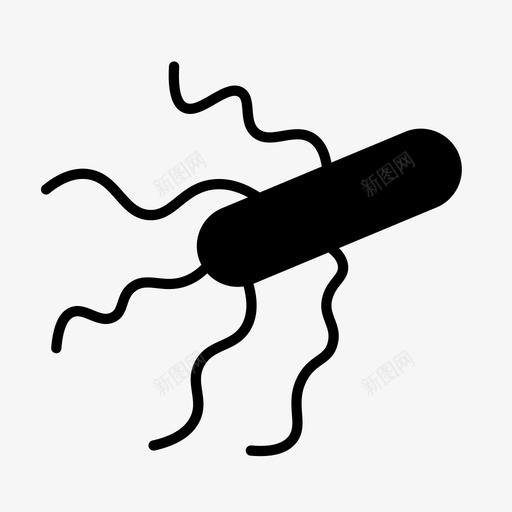 大肠杆菌细菌生物学图标svg_新图网 https://ixintu.com 大肠杆菌 微生物 生物学 生物技术 科学 细菌