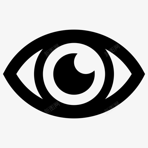 视图相机眼睛图标svg_新图网 https://ixintu.com 图标 摄影 相机 眼睛 视图 视觉 设备 预览