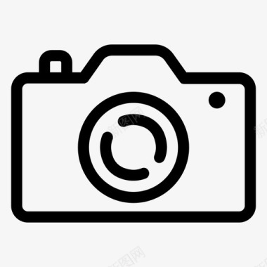 照相机无镜照片摄影师图标图标