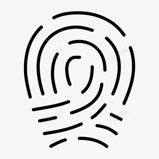 指纹生物识别身份证图标svg_新图网 https://ixintu.com 安全 指纹 生物识别 身份证 随机12间隙薄