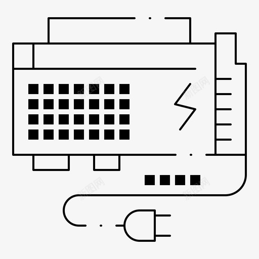 apc电池计算机图标svg_新图网 https://ixintu.com apc 电池 电源 视频制作和计算机硬件 计算机