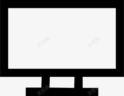 计算机小工具显示器图标svg_新图网 https://ixintu.com 小工 屏幕 工具 技术 显示器 计算机