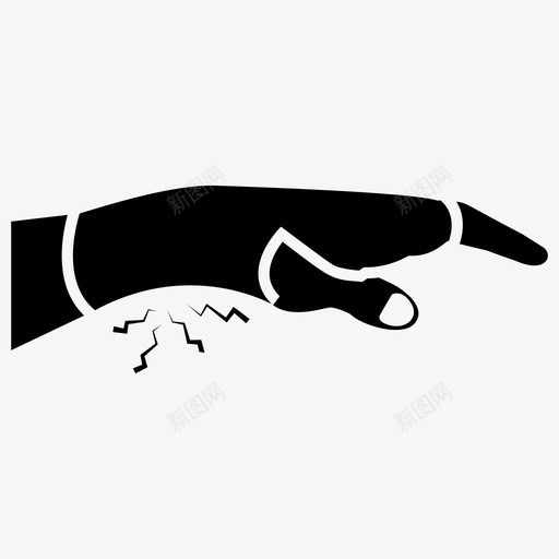 手绷带手疼手痛图标svg_新图网 https://ixintu.com 人体 伤害 受伤 实心 手伤 手疼 手痛 物理 绷带 身体 部位