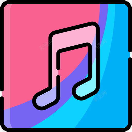 Itunes徽标社交媒体徽标linecolorlinealcolor图标svg_新图网 https://ixintu.com Itunes徽标 linealcolor 社交媒体徽标linecolor